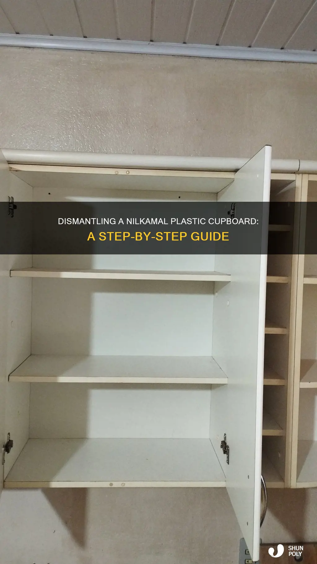 how to dismantle nilkamal plastic cupboard