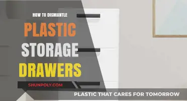 Breaking Down Plastic Storage Drawers: A Step-by-Step Guide