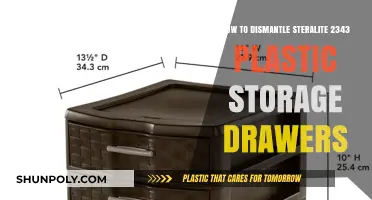Efficiently Disassembling Sterilite 2343 Drawers: A Step-by-Step Guide