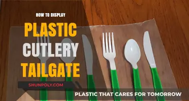 Displaying Plastic Cutlery: Tailgate Essentials