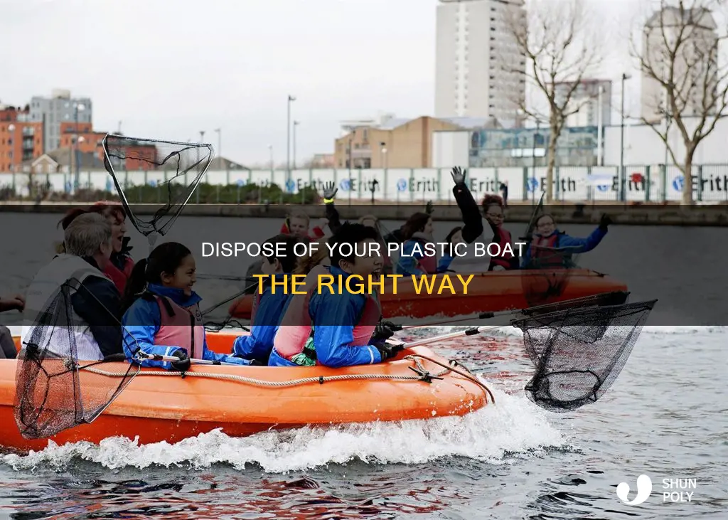 how to dispose of a plastic boat