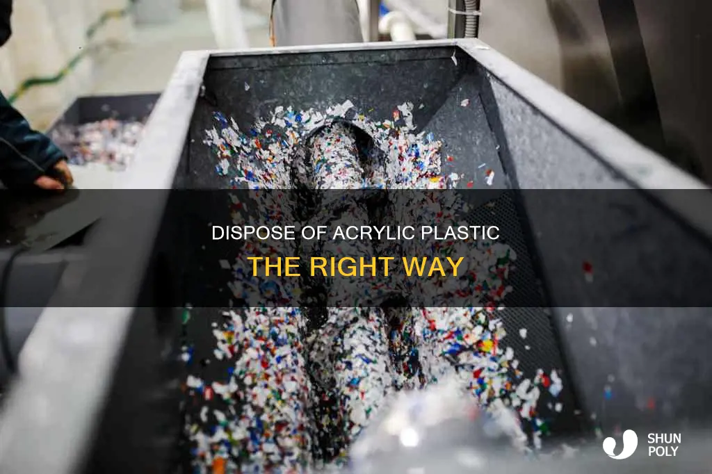 how to dispose of acrylic plastic