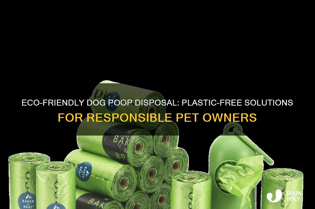 how to dispose of dog poop without plastic bags