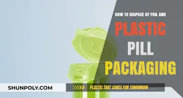 Eco-Friendly Disposal: Foil and Plastic Pill Packaging