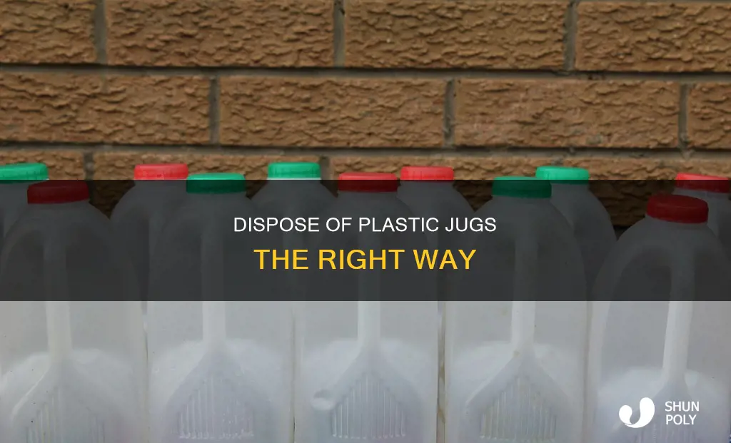 how to dispose of gallon plastic jugs