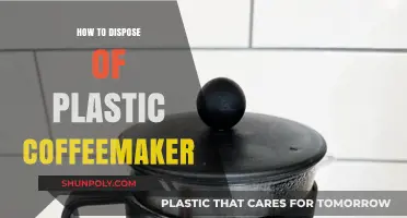 Green Disposal: Plastic Coffee Maker