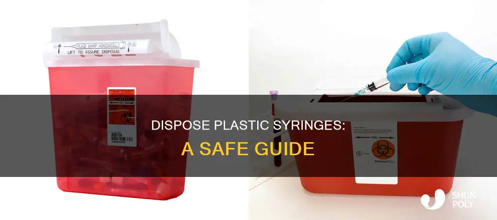 how to dispose of plastic syringes