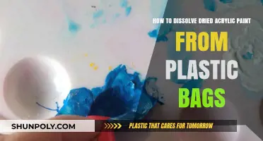 Effective Methods to Remove Dried Acrylic Paint from Plastic Bags