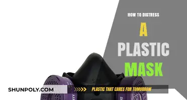 Creating a Distressed Look on Plastic Masks