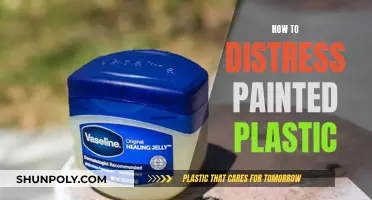 Techniques for Distressing Painted Plastic to Achieve a Vintage Look