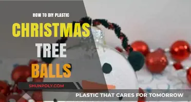 Creative DIY Plastic Christmas Tree Balls