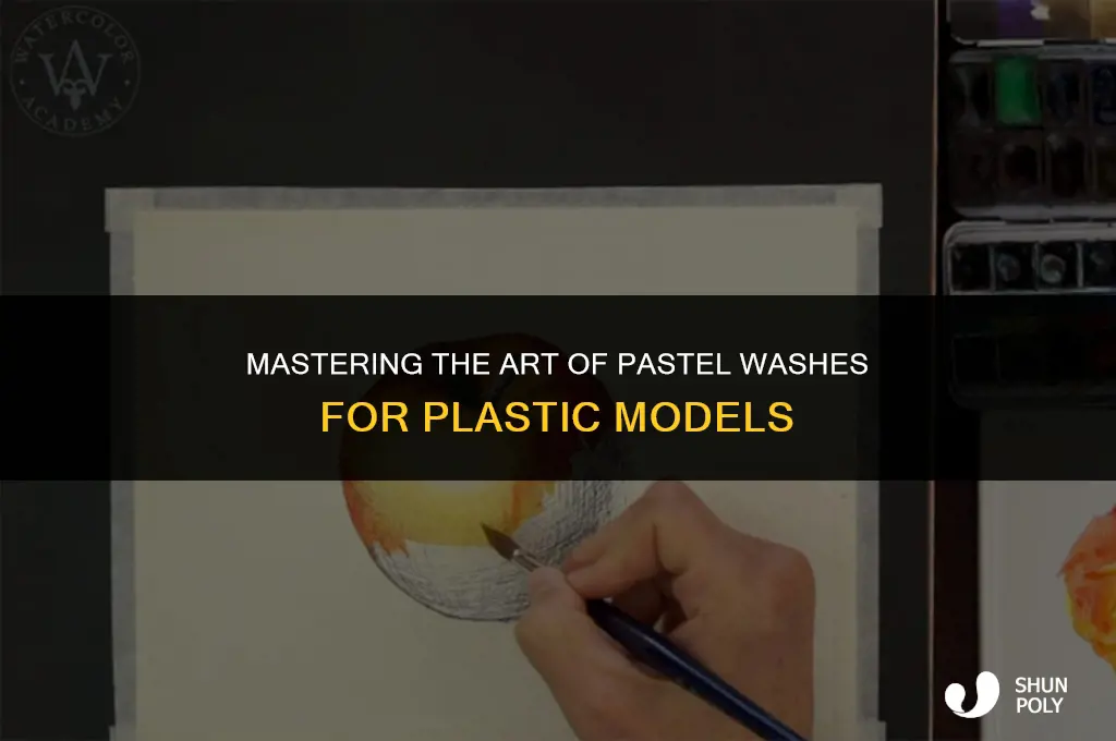 how to do a pastel wash for plastic models