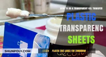 Mastering the Art of Transparent Gel Transfers on Plastic Sheets