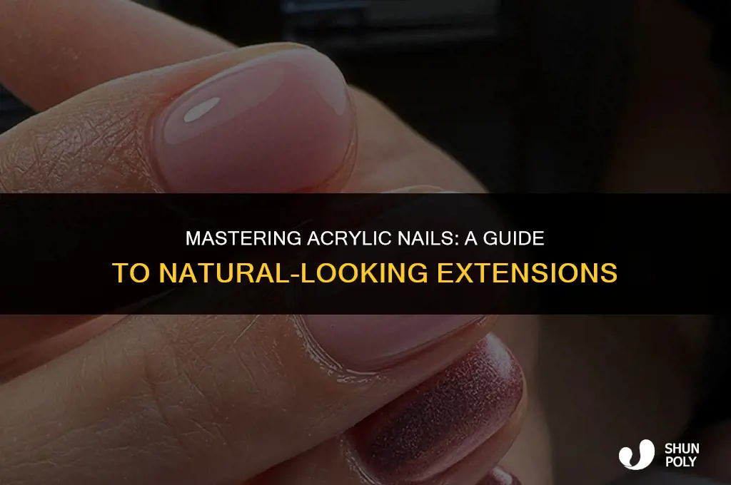 how to do acrylic nails without plastic tips