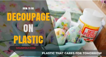 Transforming Plastic with Decoupage: A Beginner's Guide