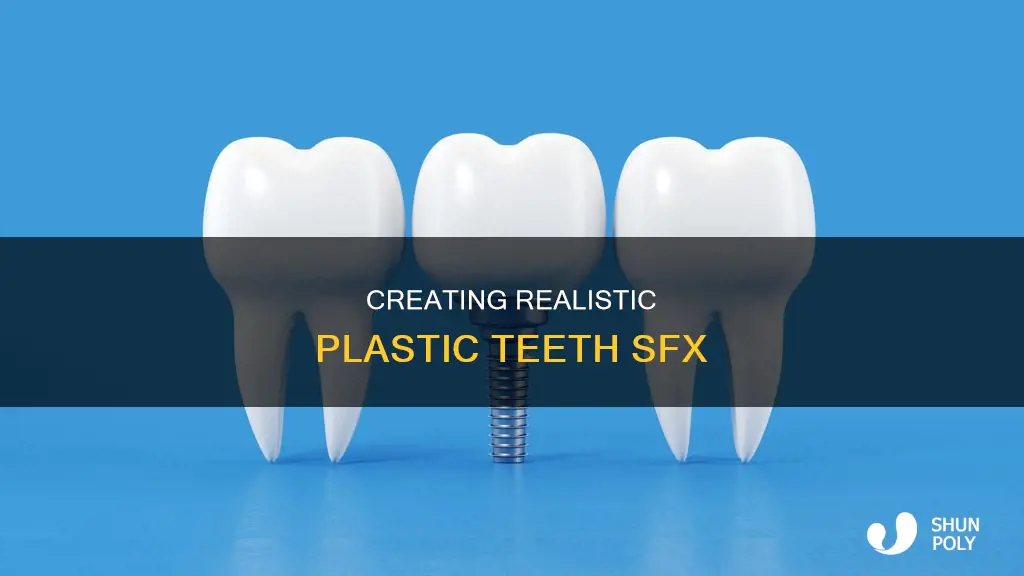 how to do friendly plastic teeth sfx