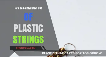 Crafting Keychains: A Simple Guide to Using Plastic Strings