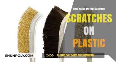 Achieving Metallic Brush Scratches on Plastic: A Step-by-Step Guide
