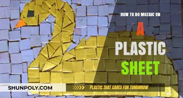 Crafting Colorful Mosaics on Plastic Sheets: A Step-by-Step Guide