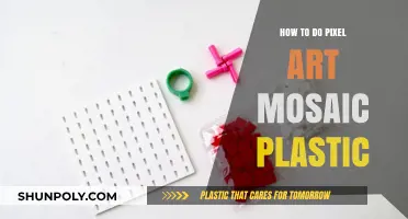 Pixel Art Mosaic: Plastic Mastery