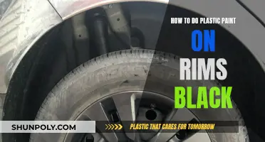 Plastic-Coated Rims: Painting Them Black Like a Pro