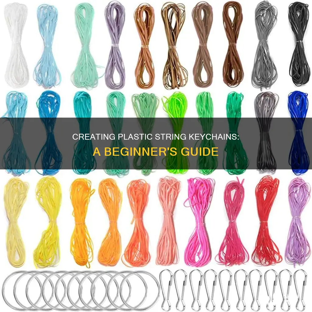 how to do plastic string keychains