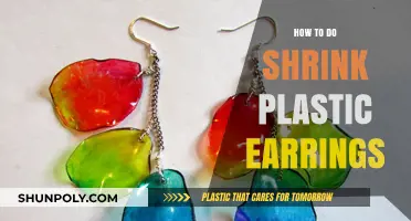 Creating Fun Shrink Plastic Earrings at Home