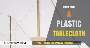 The Art of Draping: Plastic Tablecloths, Easy and Creative Ways