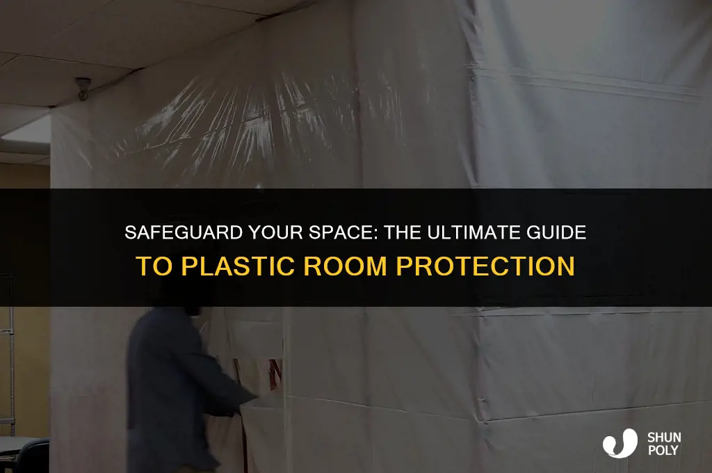 how to drape a room in plastic protection