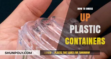 Creative Ways to Dress Up Plain Plastic Containers