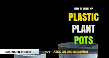 Creative Ways to Dress Up Plastic Plant Pots