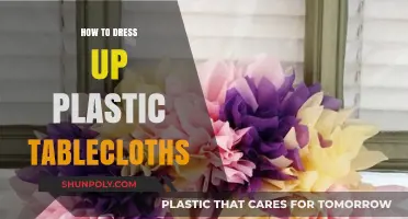 Creative Ways to Dress Up Your Plastic Tablecloths
