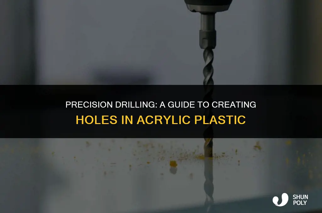 how to drill a hole in acrylic plastic