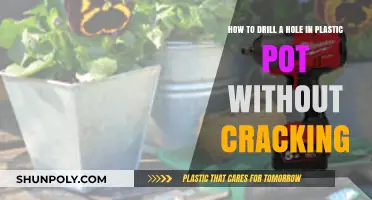 Drilling Holes in Plastic Pots: A Crack-Free Guide