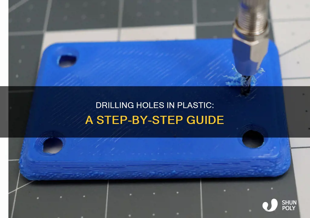 how to drill a hole into plastic