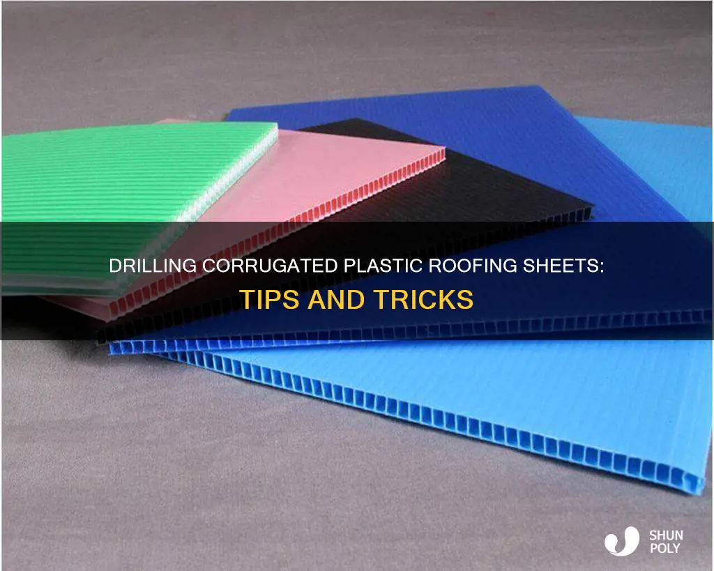 how to drill corrugated plastic roofing sheets