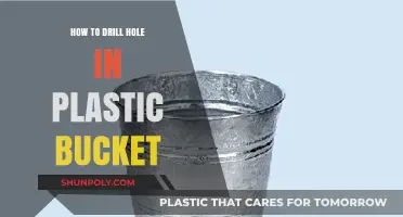 Drilling Holes in Plastic Buckets: A Step-by-Step Guide