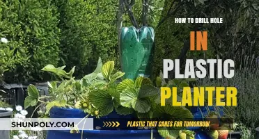 Drilling Holes in Plastic Planters: A Quick Guide