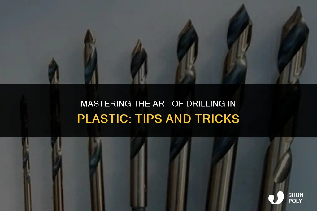 how to drill in plastic