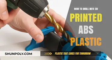 Mastering the Art of Drilling into 3D Printed ABS Plastic