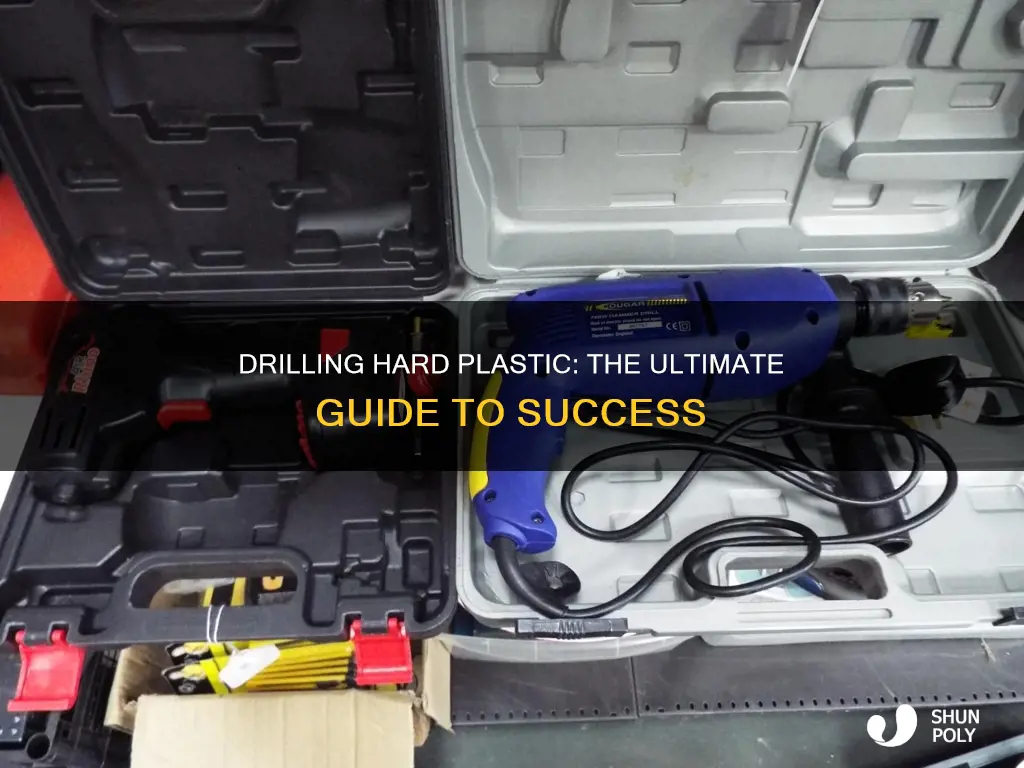 how to drill into hard plastic
