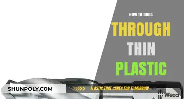 Drilling Thin Plastic: The Right Way
