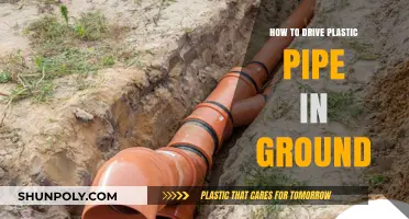 Efficiently Driving Plastic Pipes Underground: A Comprehensive Guide