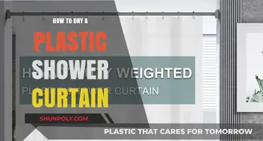 Drying a Plastic Shower Curtain: Quick and Easy Methods