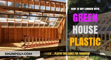 Efficient Lumber Drying: Utilizing Greenhouse Plastic for Optimal Results