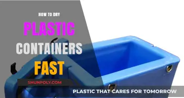 Quickly Drying Plastic Containers: The Ultimate Guide