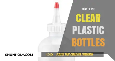 Creative Bottle Dyeing: Transforming Clear Plastic Bottles with Color