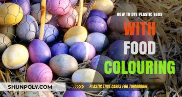 Easter Eggstravaganza: Dyeing Plastic Eggs with Food Colouring Fun!