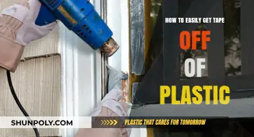 Simple Tricks to Remove Tape from Plastic Surfaces Effortlessly