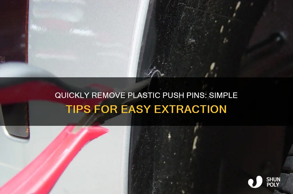 how to easily remove plastic push pins
